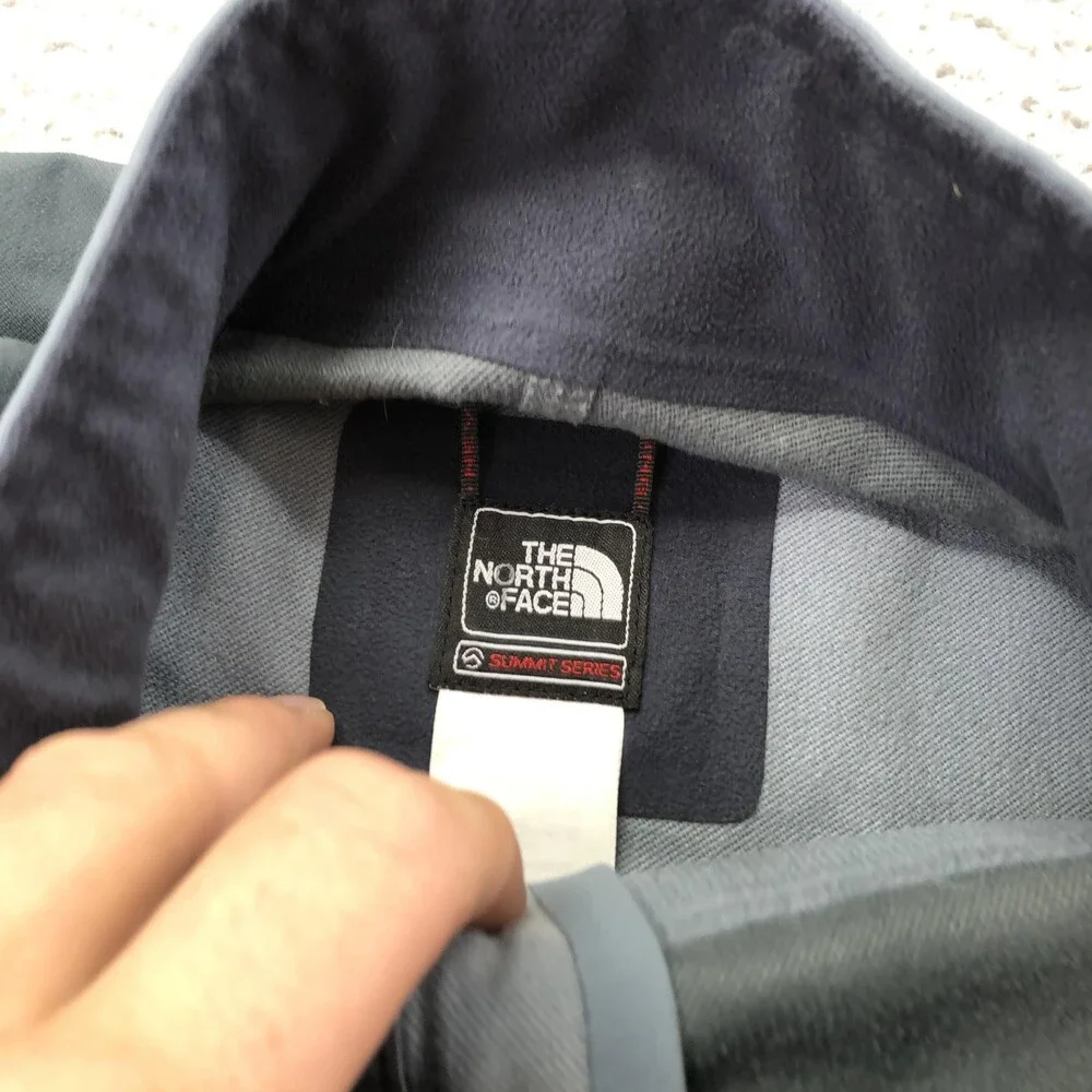 The North Face Jacket Mens XL Gray Softshell Full Zip Summit Series Windbreaker